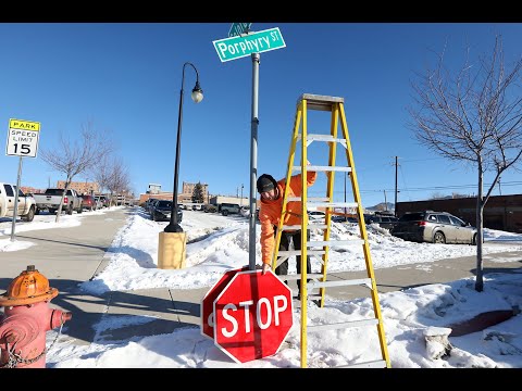 B-SB removes about 20 stop signs damaged by white supremacist stickers
