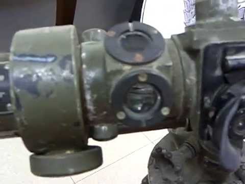 Close look at an Optical Range Finder for field artillery