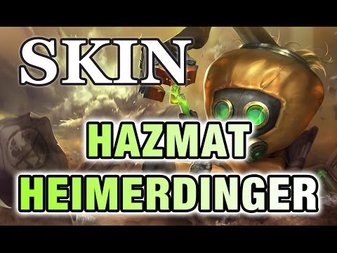 Hazmat Heimerdinger Skin Spotlight - [LOL PBE] - Typical Scientifique ! - League Of Legends