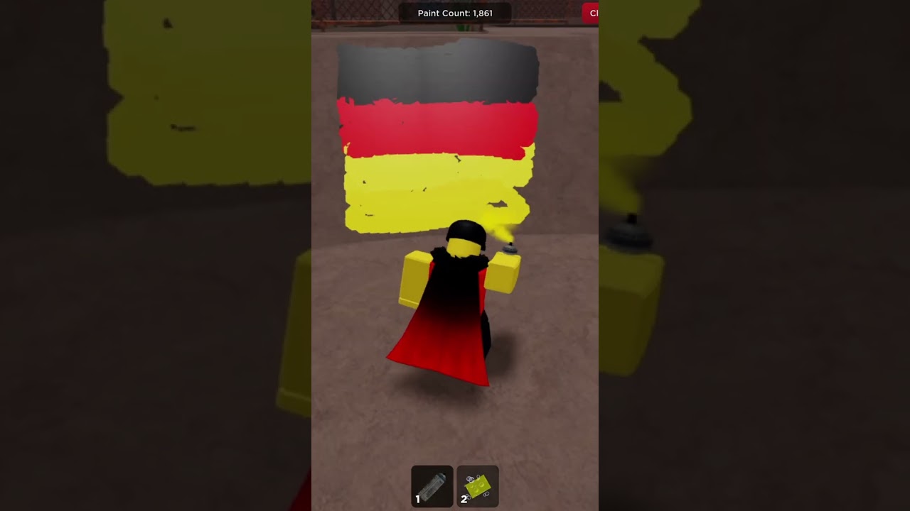 Who’s is better part 3 (German flag) #roblox #viral #shortroblox #shorts #flag #germany #spraypaint