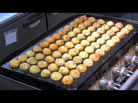 Osaka Takoyaki (Takoya Dotonbori Kukuru) Takoyaki japonés Osaka Uehommachi Los deliciosos bocadillos callejeros de Osaka Uehonmachi