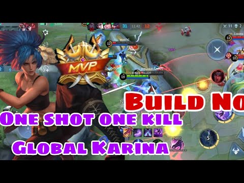 New karina one shot build😨Delete all Enemies😈 @BetoskyGaming @mlbb @Mobile_legends @ Karina @savage