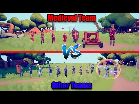 Medieval Team VS Other Teams! | Totally Accurate Battle Simulator