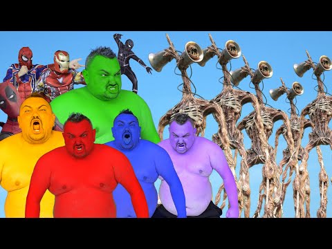 Team Hulk VS Team Siren Head