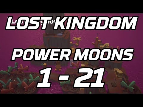 [Super Mario Odyssey] Lost Kingdom Power Moons 1 - 21 Guide