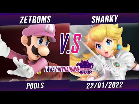 La'Kaz Invitational Pools - Sharky (Peach/Daisy) VS Zetroms (Luigi) - Smash Ultimate