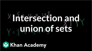 Intersection and union of sets | Probability and Statistics |