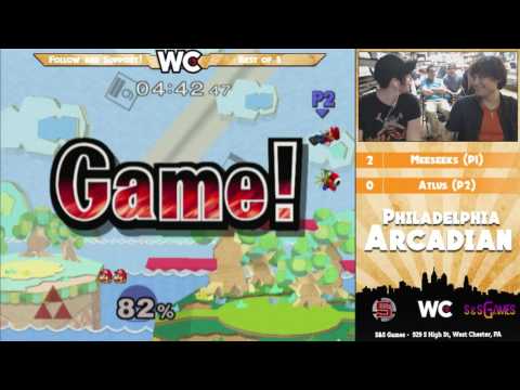 The Philadelphia Arcadian: Meeseeks (Sheik, Ganon) vs Atlas (Samus, Mario) - Losers Finals