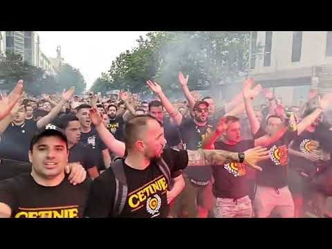 Navijači CG pred utakmicu sa BiH