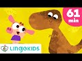 COWY'S T-REX SONG 🦖💜 + More Nursery Rhymes | Lingokids