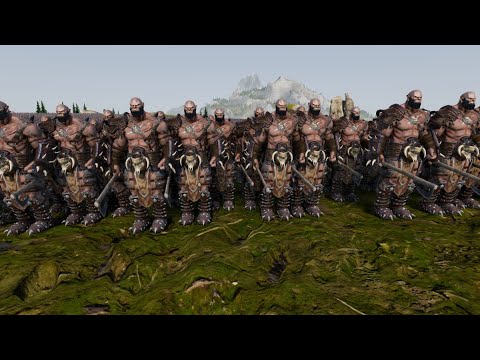 100000 ORCS VS 100000 ROMAN SOLDIERS   - Who Wins? UEBS2