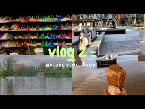 vlog 2 :: nature + food + art 🍱🎋
