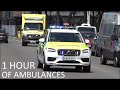 Ambulances responding with siren and lights for 1 hour | The 2nd Collection