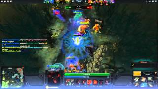 Dendi & Puppey sf+tide combo vs DD @ Premier League