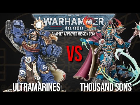 Ultramarines Vs Thousand Sons - Warhammer 40k 10th Edition