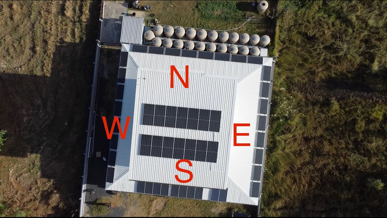 Which direction should solar panels face