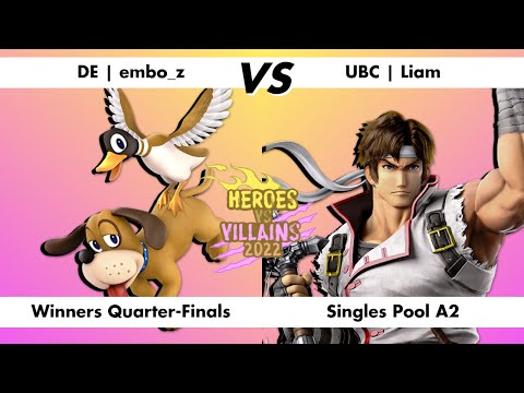 DE | embo_z VS UBC | Liam, Winners Quarter-Finals, Pool A2, Heroes VS Villains 2022
