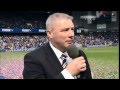 Rangers Division One Trophy Presentation and Ally.
