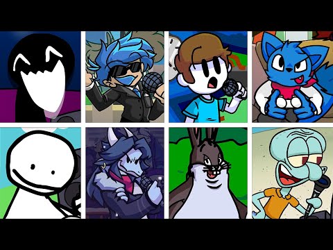 Opheebop but Every Opponent's Turn a Different Character Sings (FNF Opheebop but Everyone Sings It)