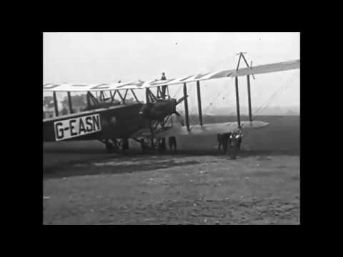 Handley Page Type O WW1 bombers modified for passenger use