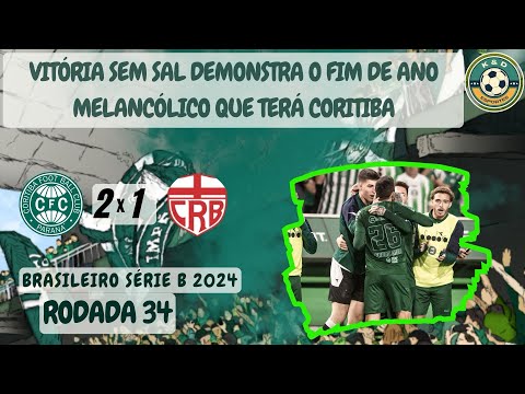 Análise Coritiba 2x1 CRB | Vitória no último minuto não esconde desânimo em campo