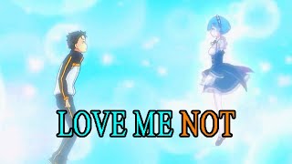 Cover art for love me not