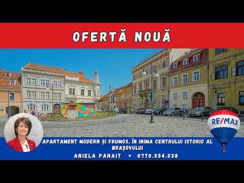 Apartament modern și frumos, în inima Centrului Istoric al Brașovului