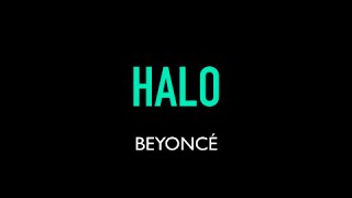 Beyoncé - Halo Karaoke Instrumental Lyrics On Screen LOWER KEY SLOWER