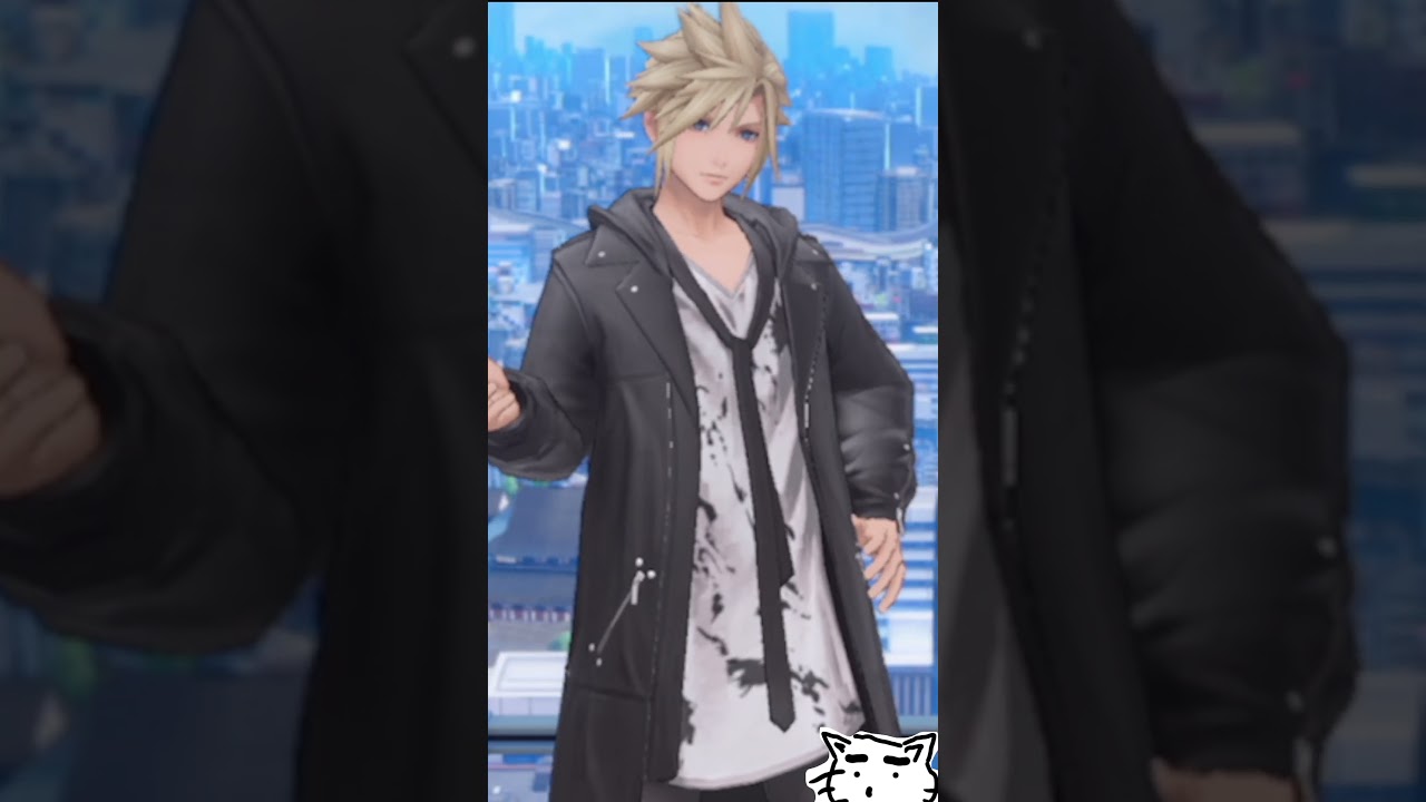 【DDFF】クラウドのセリフがカッコ良すぎる！DDFFのクラウドのセリフ全5種【ディシディア デュエルムFF】＃ショート　＃DDFF　#ff7r  #shorts