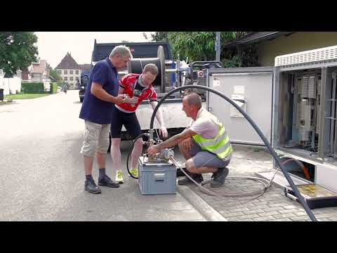 So kommt die GlasfaserKabel unter die Erde - Deutsche Telekom Netzausbau