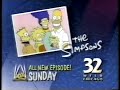 The Simpsons Fox Promo 1990 Moaning Lisa S01E06 10 Second
