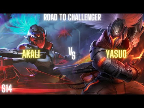 ROAD TO CHALLENGER #2 YASUO VS AKALI !