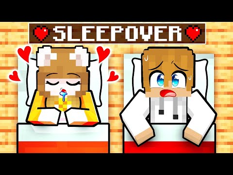 CeeGee & Yasi SLEEPOVER in Minecraft!