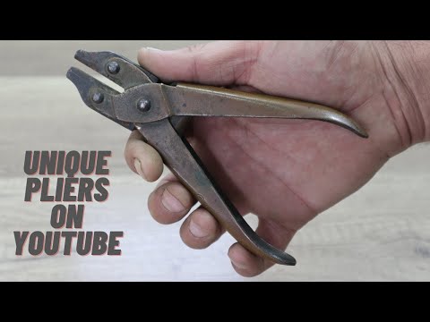 Rarely Seen Pliers. Restoration With Copper Plating