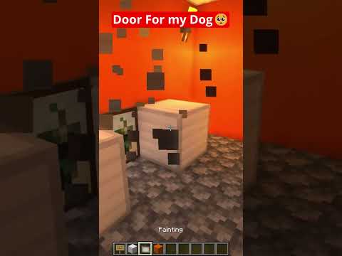 Insane Minecraft Dog Door!? 😱 #shorts