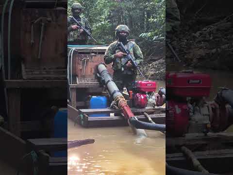 Militares golpean la minería ilegal en la Amazonía | La pregunta que nadie quiere responder #ecuador