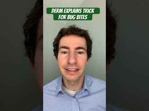 How to get rid of bug bites like a dermatologist #summer #july4th