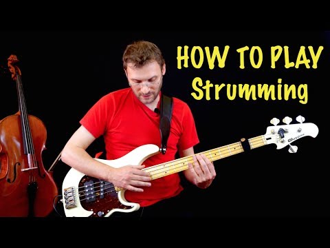 Come suonare lo Strumming con il Basso How to Play Slap Bass Riff of the day 119 ITA