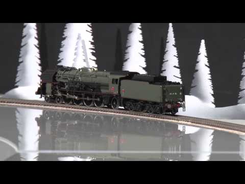060904-HO European Brass Train - Lemaco Presitige Models 039 French SNCF 241 P 1 4-8-2 Steam
