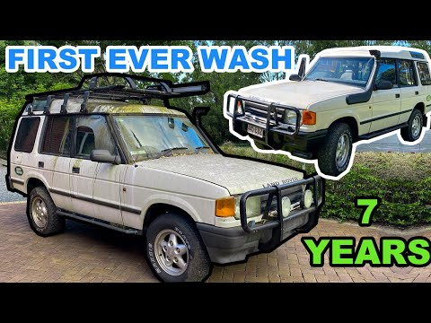 First Ever Wash in 7 Years - Classic Land Rover Discovery 1 Restoration Part 2