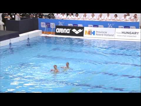 Duet Technical Routine -  Austria - ECC Synchro 2015 | Synchroonzwemmen