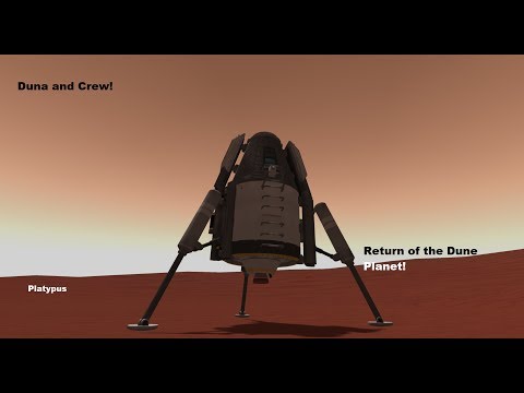 KSP 1.8 Crew to Duna and back