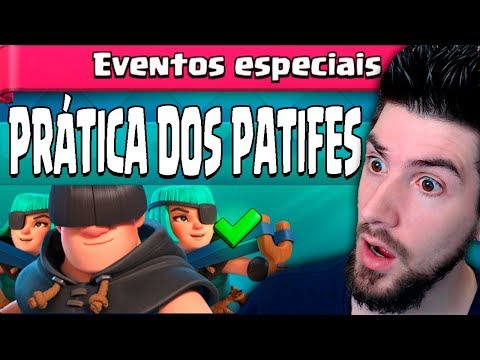 MELHOR DECK DA PRÁTICA DOS PATIFES DO CLASH ROYALE!