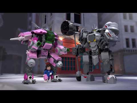 Конструктор LARI «D.Va и Райнхардт» 11181 (Overwatch 75973) 467 деталей
