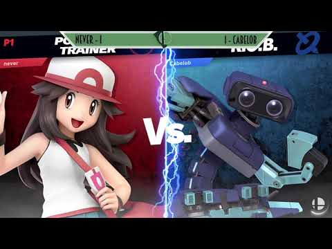 VT Smash Ultimate Weekly #1 -  Never (Pokemon Trainer) vs Cabelob (Bowser, ROB) - WSF