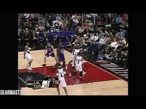 Shaquille O'Neal & Kobe Bryant - 72 pts, 17 reb, 9 asts vs Trailblazers Full Highlights (2003.04.13)
