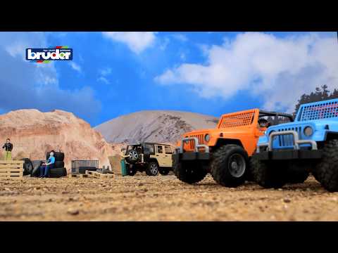 Jeep Cross Country Racer blue & orange -- 02541 & 02542 -- Bruder Spielwaren