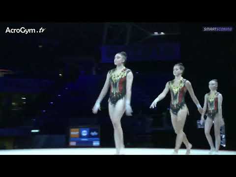 GBR Senior Women's Group Combined Final - Acrobatic European Championships 2021
