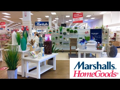 MARSHALLS HOMEGOODS REABRIR POTES DE DECORAÇÃO DE CASA PLANTAS DE ARTE DE PAREDE LOJA COMIGO PASSEIO DA LOJA DE COMPRAS