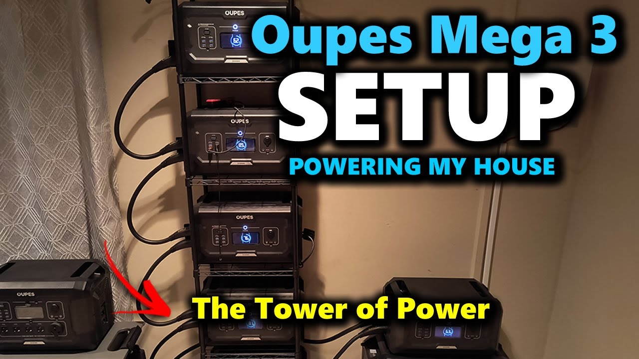 Powering My Entire Home with the Oupes Mega 3, Solar Panels & Transfer Switch